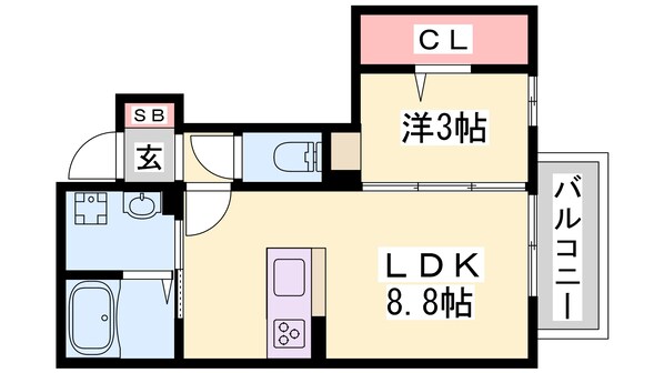 リッチキャッスルⅢの物件間取画像